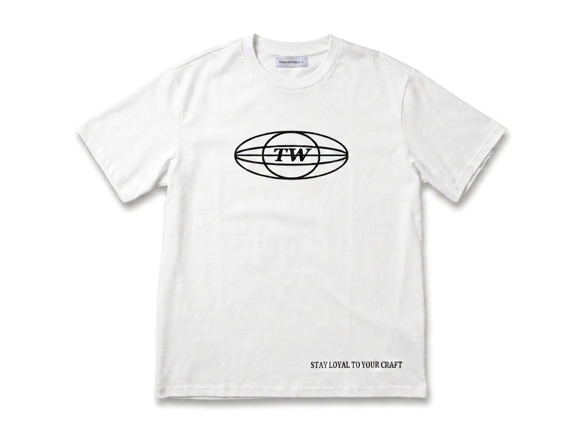 Short Sleeve Off White Tee