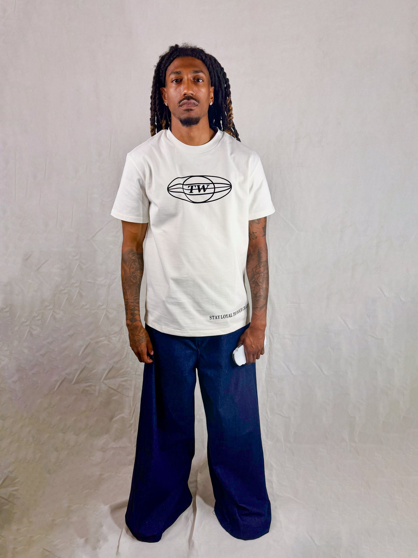 Short Sleeve Off White Tee